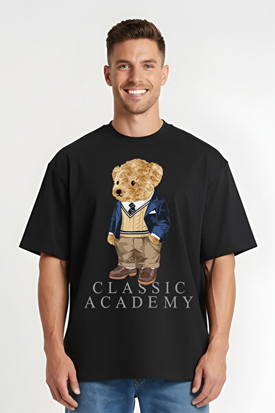 Printees Tricou Oversize - Classic Academy Taddy Bear