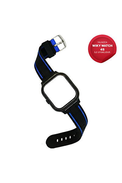 Wiky Watch 4S Compatible Replaceable Smart Kids Watch Case-Strap Set