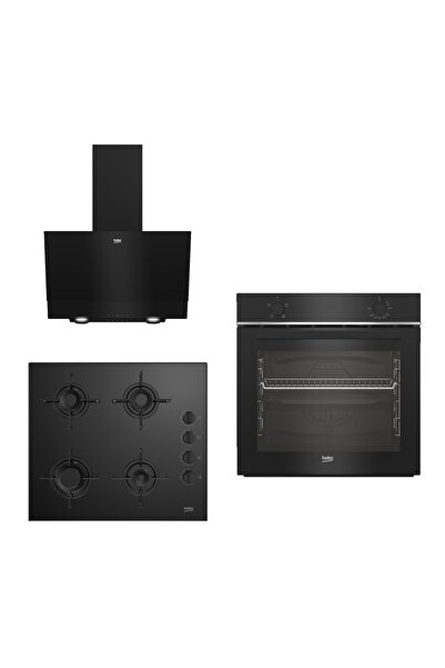 Beko New Black Star 3 lü Ankastre Set ( BFC 210 S - BOCD T 6011 ES - BDE 6050...