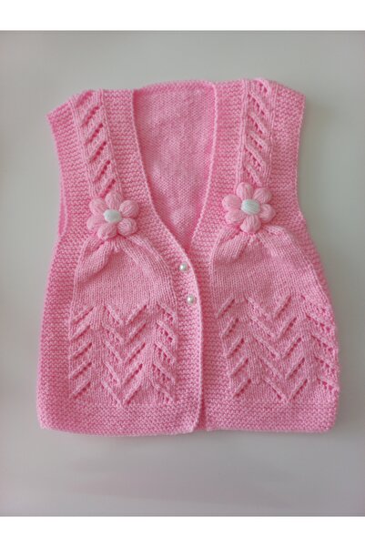 Serüven 3D El Örgüsü Bebek Kazağı 1-3 Yaş – El Yapımı Yumuşak İplik Çocuk Kazağı