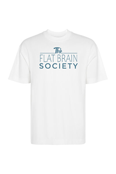 Printees Tricou Oversize - Flat Brain Society