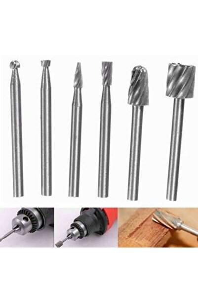 Empressco 6 Parça Ahşap Tahta Oyma Delik Açma Şekillendirici Hobi Seti Dremel...