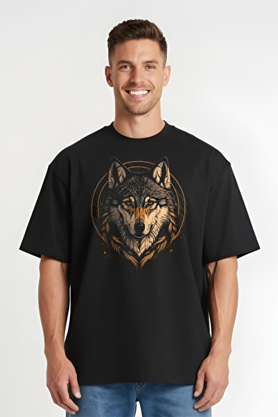 Printees Tricou Oversize - Lup