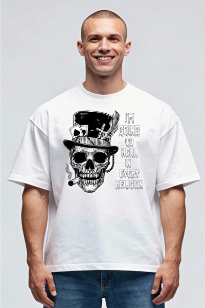 Printees Tricou Oversize - I'm Going to Hell
