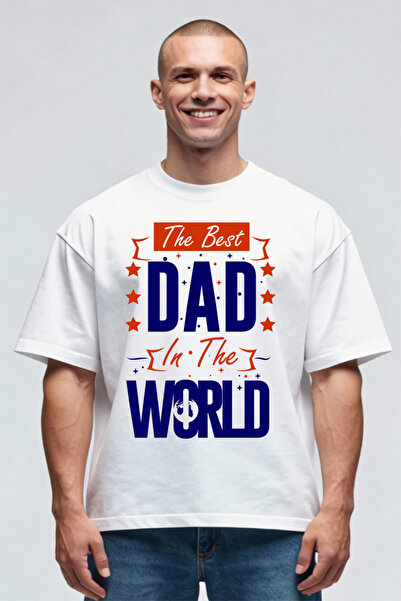 Printees Tricou Oversize - Best Dad