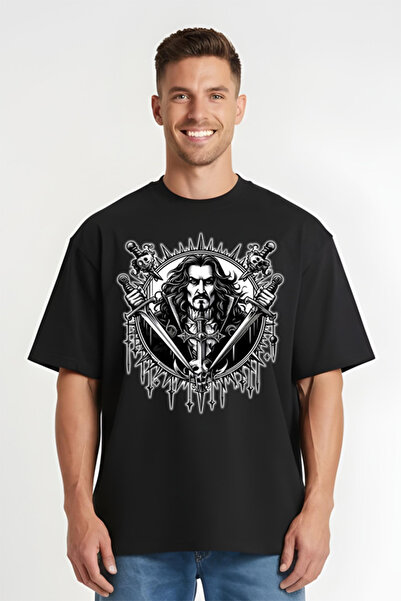 Printees Tricou Oversize - Vlad Țepeș