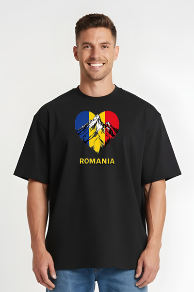 Printees Tricou Oversize - Munții Romaniei