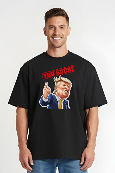 Printees Tricou Oversize - Trump