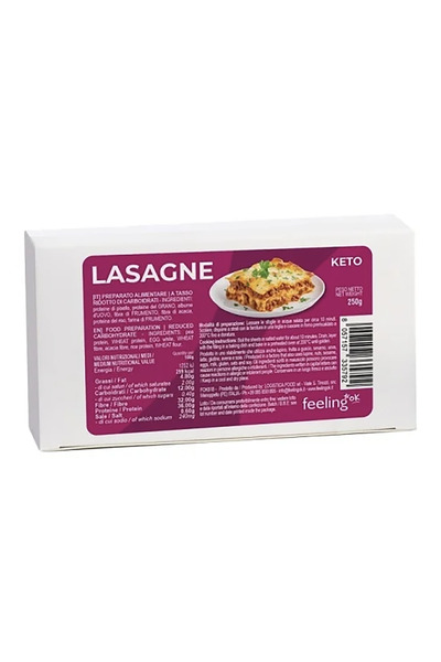 Keto Lazanya Yaprakları (şekersiz, proteinli) 250g Ketojenik, Düşük Karbonhid...