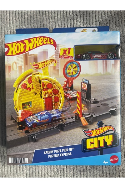 HOT WHEELS City Speedy Pizza Pick-up Pizzeria Express