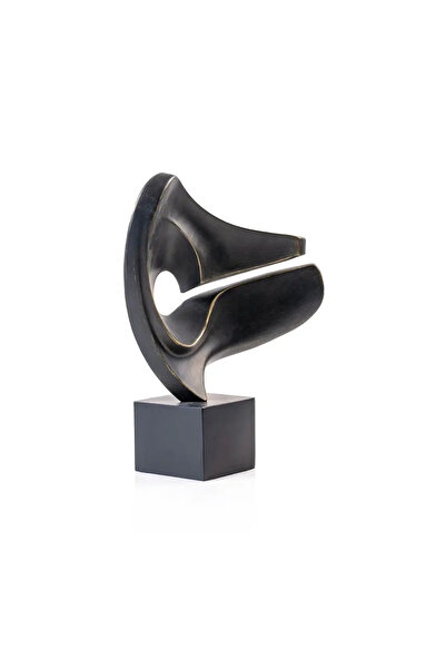 Midas Furniture Olina Black Art Sculpture
