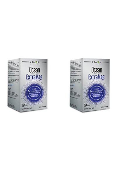 Orzax Ocean Extramag 200 Mg Magnesium 60 Tablet 2-Pack