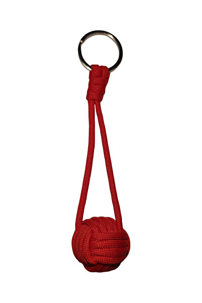 Paracord Anahtarlık Monkey Fist Kırmızı