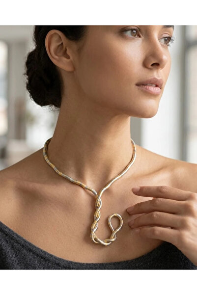 Dorvina مجوهرات نحاسية بلون ذهبي وفضي يمكن أن تناسب جميع الأشكال مرن سوار نسا...