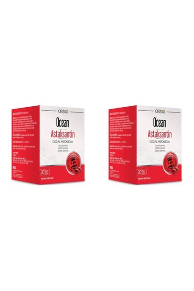 Ocean Astaxanthin 30 Softgel Capsules 2 Pack