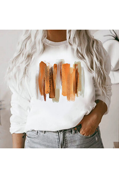 Kartier Women's White Fall Glitter Blouse