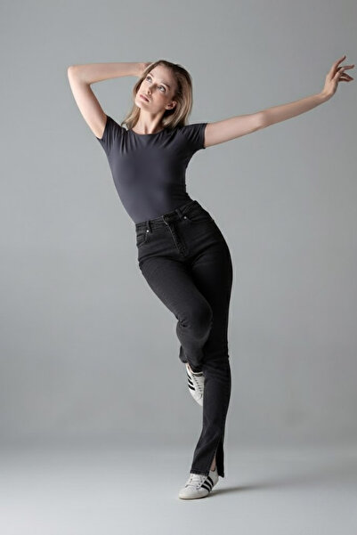 XRAY JEANS Men's Slit Leg Stretchy Smoked Jeans