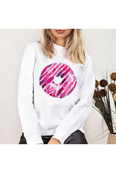 Kartier Yummy Pink Women's White Blouse