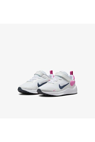 Nike Revolution 7 Psv Çocuk Beyaz-Pembe Koşu Ayakkabısı