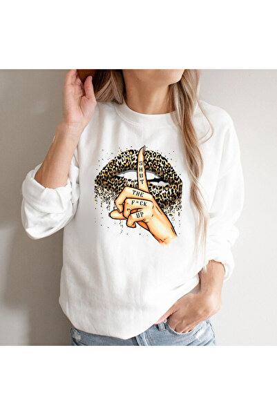 Kartier Bluza Dama Alba Shut Up Lips