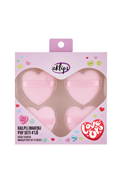 eklips Kalpli Makyaj Puf Seti 4’lü