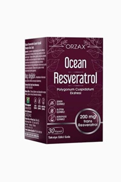 Orzax Ocean Resveratrol 200 Mg 30 Kapsül