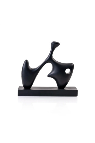 Midas Furniture Black Bagua art sculpture