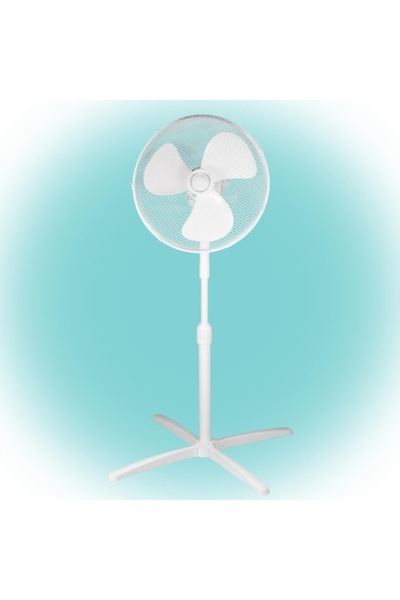 Somogyi Ventilator de podea pentru casă - 40W - Alb