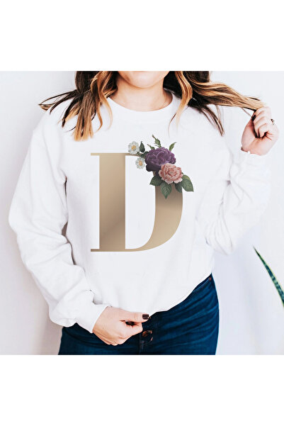 Kartier Women's White Blouse Letter "D"