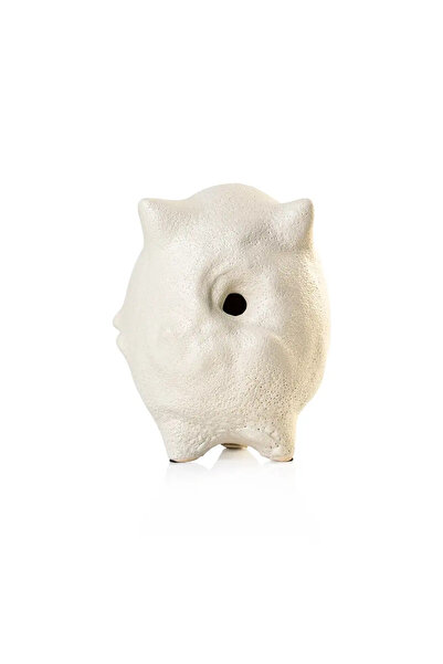 Midas Furniture Troja art sculpture, white color