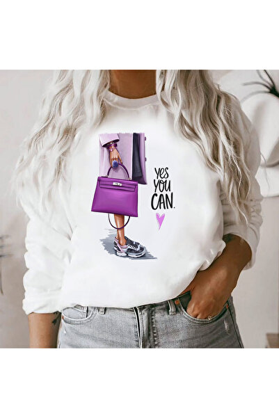 Kartier Дамска блуза Yes You Can White