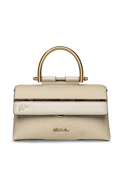 Steve Madden حقيبة كتف من بيمورين بلون بني فاتح سادة