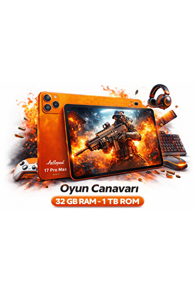 LIMUI 17 PRO MAX 32 GB Ram 1 TB ROM OYUN CANAVARI VE BTK KAYITLI TABLET