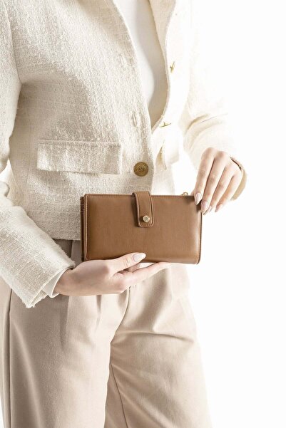Jacquline Clcz049C Women's Wallet Camel