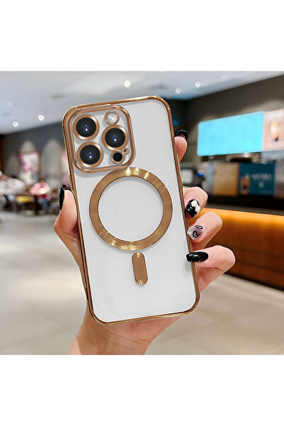 CHICASELUX حافظة هاتف لاسلكية شفافة من السيليكون الناعم متوافقة مع هاتف iPhon...