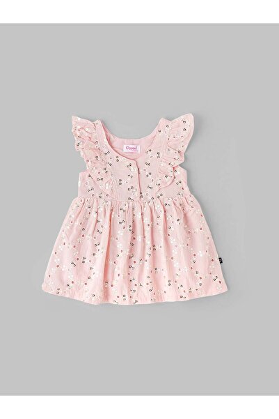 popees babycare فستان مطبوع بدون أكمام من بوبيز (3-36 شهرًا) للفتيات الصغيرات