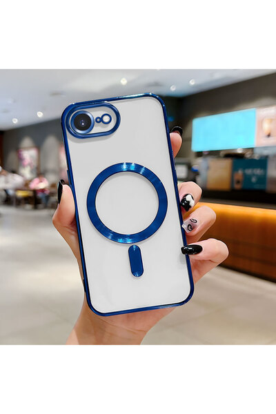 Hontinga iPhone 16E Compatible Transparent Soft Silicone Magsafe Wireless Pho...