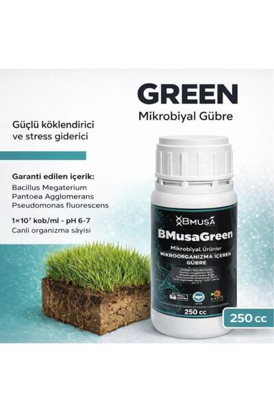 BMUSA Green 250cc Faydalı Toprak Bakteri İçeren Organik Mikrobiyal Gübre Bitk...