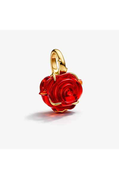 NOVVO Pandantiv Talisman din Aur Roz