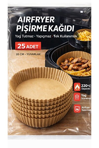 figanlar ambalaj Airfryer Pişirme Kağıdı 20 cm Yuvarlak Yağ Tutmaz Airfryer K...
