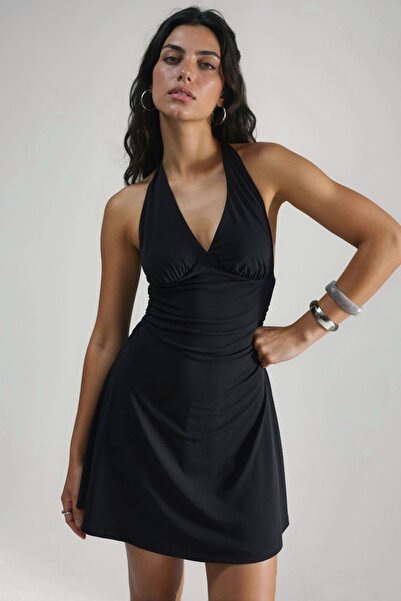 Hiccup Rochie mini cu guler halter