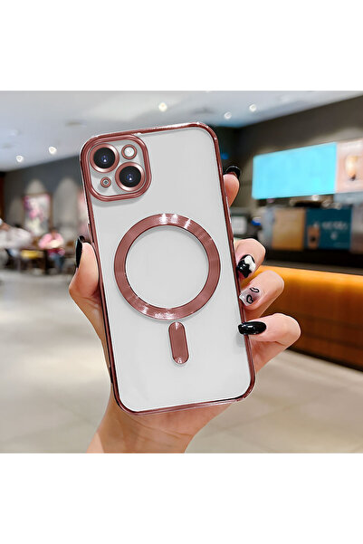 CHICASELUX حافظة هاتف لاسلكية شفافة من السيليكون الناعم متوافقة مع هاتف iPhon...