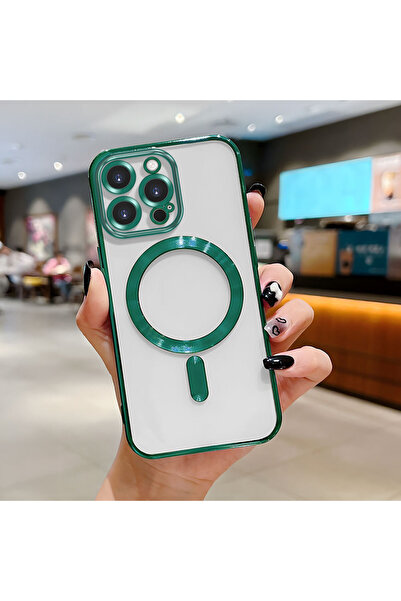 CHICASELUX حافظة هاتف لاسلكية شفافة من السيليكون الناعم متوافقة مع هاتف iPhon...