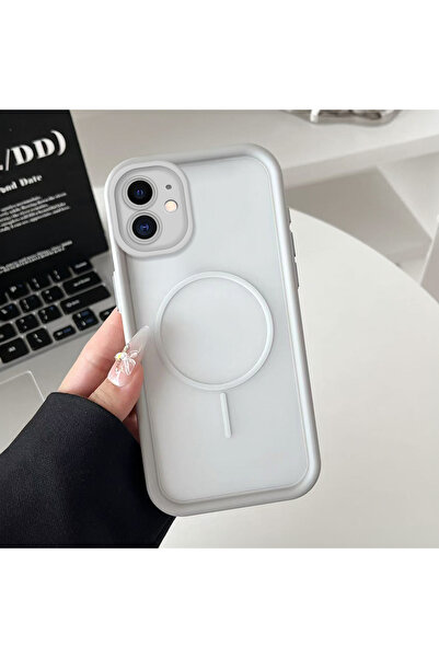 CHICASELUX حافظة هاتف من السيليكون الشفاف من Magsafe Wireless Corner متوافقة ...