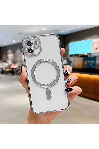 CHICASELUX حافظة هاتف لاسلكية شفافة من السيليكون الناعم متوافقة مع هاتف iPhon...