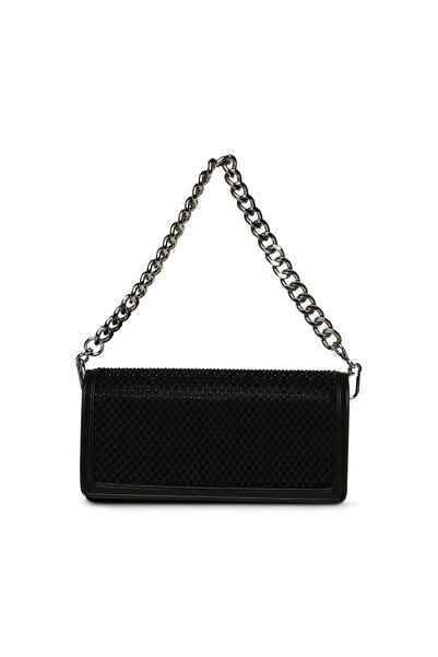 Steve Madden Btaya Solid Black Shoulder Bag
