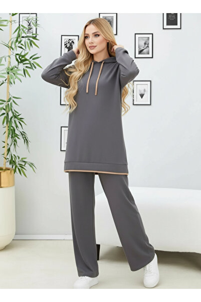 Arya Nisa Kids Hooded Tunic Pants Transitional Bottom Top Set