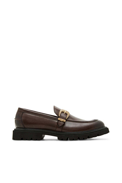 Steve Madden Hutto Solid Brown Loafers