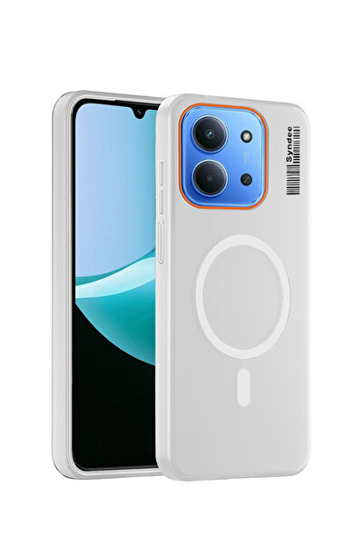 Syndee غطاء حماية أنيق وشفاف هجين لهاتف شاومي ريدمي 15 سي 4G/5G من سلسلة 2025...