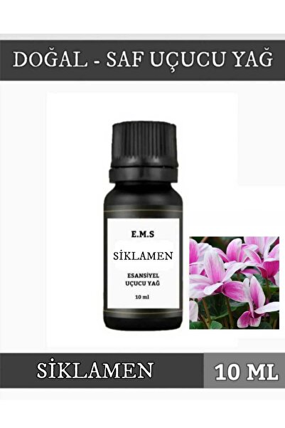 E.M.S AVM SİKLAMEN Esansiyel Uçucu Yağı Buhurdanlık DİFÜZÖR MUM ESANSI SİKLAM...